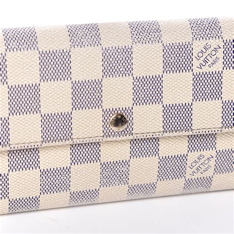 damier azur louis vuitton wallet|vuitton sarah wallet.